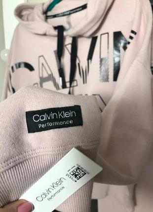 Кофта женская спорт худи calvin klein performance оригинал6 фото