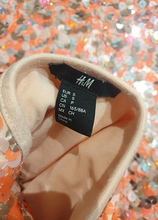 Коктейльное платье h&m с пайетками 3