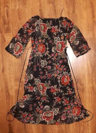 Сукня міді з квітами/етно стиль.6 фото