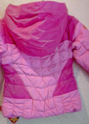 Зимняя детская куртка obermeyer 3т, 4т для девочки {ярко-малинового цвета}3 фото