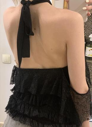 🖤блуза/майка з відкритою спинкою🖤