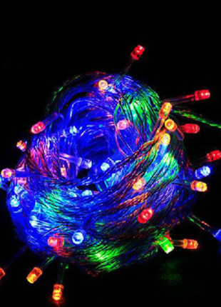 Новогодняя елочная гирлянда 50 led лампочек4 фото