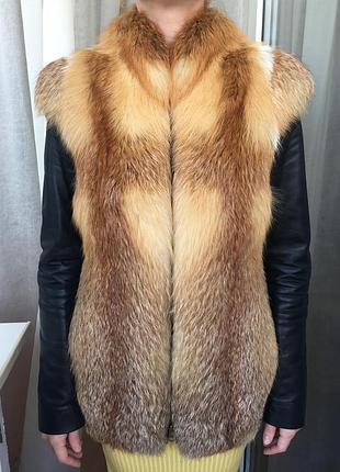 Шуба з хутра лисиці