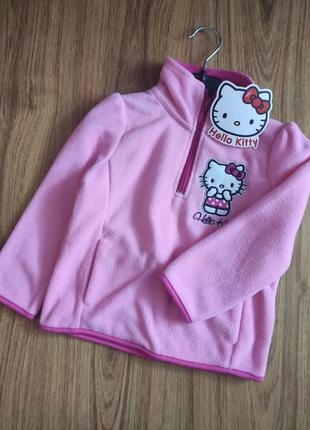 Дитяча флісова кофта кітті disney р.98