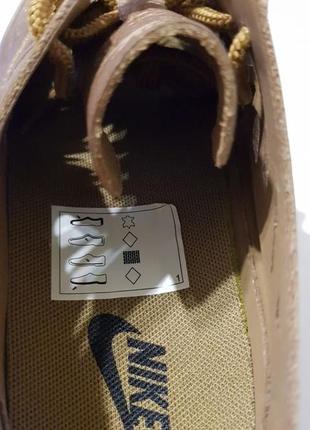 Нові кросівки nike air max 100% шкіра оригінал золото перфорація літо2 фото