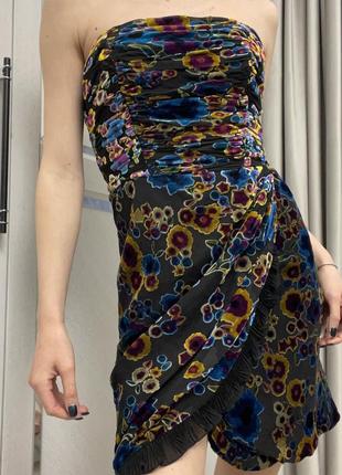 Вечернее бархатное платье оригинал