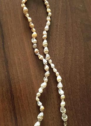 Бусы, ожерелье, украшение из ракушек