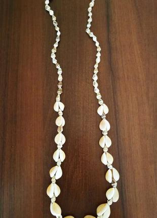 Бусы, ожерелье, украшение из ракушек