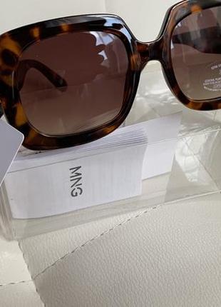 Mango нові сонцезахисні окуляри 100% захист від уф-променів ⠀1 фото