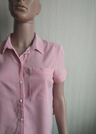 Женская укороченная рубашка bershka размер xs2 фото