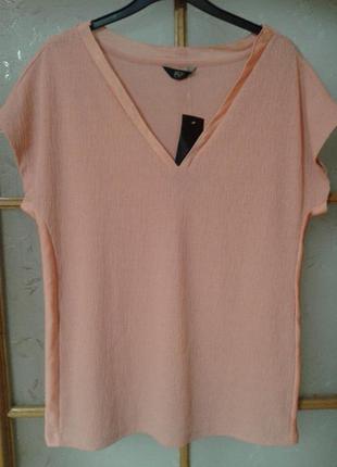 Шикарная новая пудровая блуза от f&f,p.10