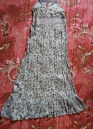 Платье сарафан длинное в цветочный принт river island5 фото