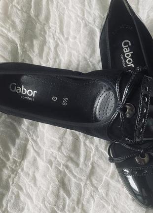 Новые туфли лак и кожа gabor comfort 5,51 фото