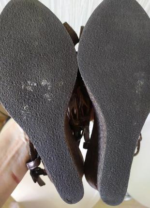 Босоножки-эспадрильи коричневые, new look,385 фото