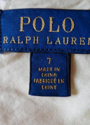Американское хлопковое платье polo ralf lauren на возраст 6/7 лет4 фото