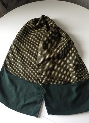 Винтажный мужской двойной шарф шёлк /шерсть5 фото