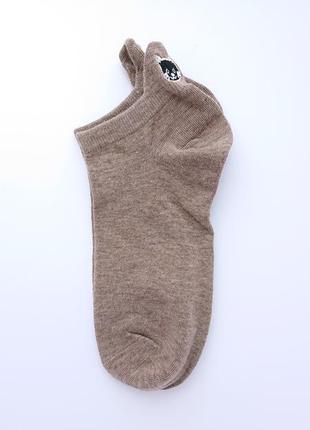 Носки женские хлопковые с вышивкой, красивые с котом на лето, купить прикольные носки винница🐾1 фото