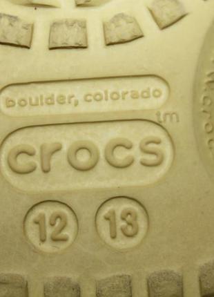 Кроксы фирмы crocs размер с12-13 (наш 29-30 размер) по стельке 19 см.7 фото