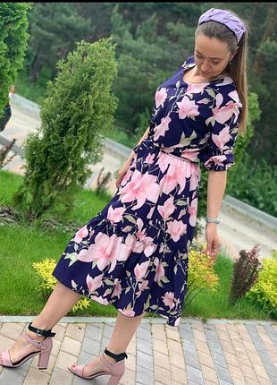 Романтична шифонова сукня