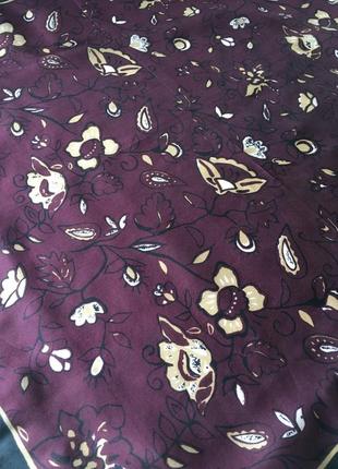 Новый шелковый нашейный платок косынка 47*45 s.oliver4 фото
