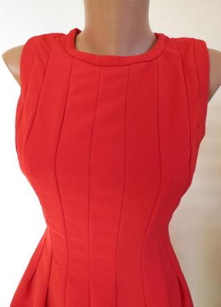 Красное  короткое коктейльное платье от h&m5 фото