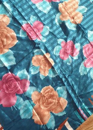 Яркий платок в розы eda 91*94