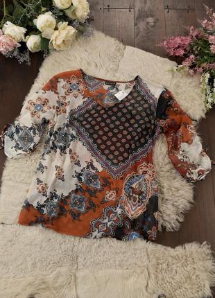 Шифонова блузка, летняя блузка большой размер c&a1 фото