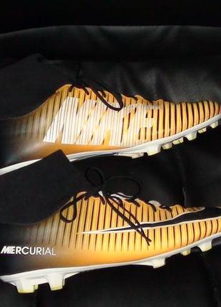 Nike mercurial victory  - футбольные бутсы копачки сороканожки с носком1 фото