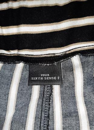 Брюки/штанишки в полоску от c&a ,размер 38-40 евро3 фото