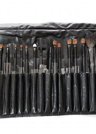 Набір кистей для макіяжу шані studio quality natural cosmetic brush set (24pc)