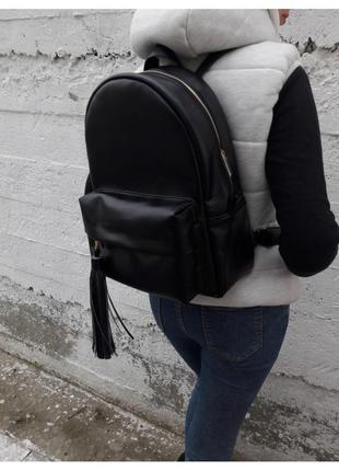 Женский рюкзак talari bsh - чёрный6 фото