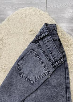 Новая графитовая юбка джинс трапецич4 фото