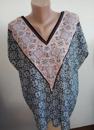 Топ,блуза с орнаментом1 фото