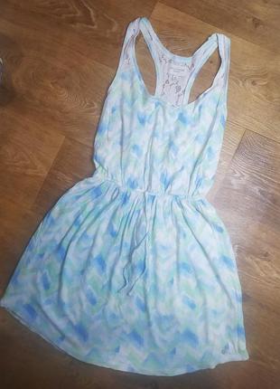 Летнее платье gilly hicks сарафан с ажурной спинкой