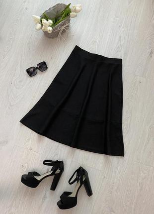 Стильная юбка миди клёш h&m
