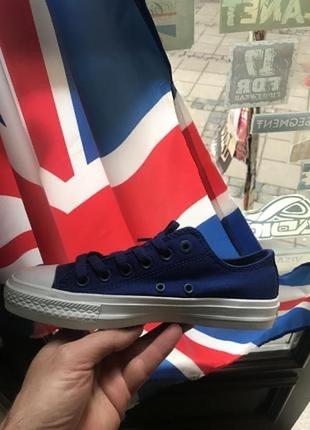 Кеди унісекс converse all star ii low marine конверс конверси2 фото