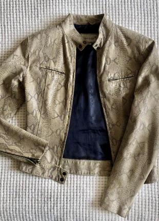 Куртка, пиджак натуральная кожаная шкіряна куртка жакет шкіряний піджак