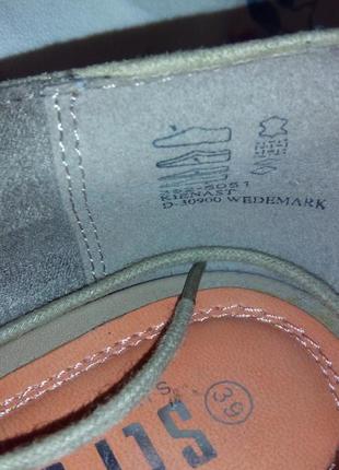 Туфли бежевого цвета фирмы  street super shoes, германия4 фото