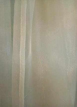 Тюль из органзы.высота 225 см,ширина 5 метров.2 фото