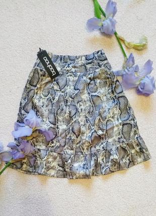 Спідниця зміїний принт спідниця зміїний принт, спідниця на запах