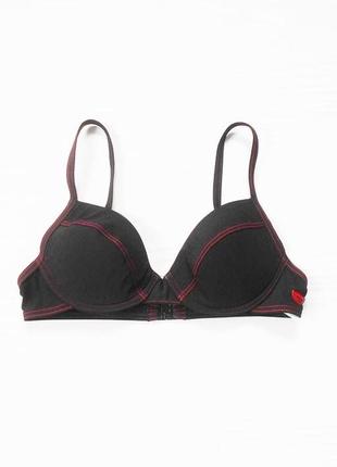 Чорний верх від купальника знімний пуш ап 70a 🌺