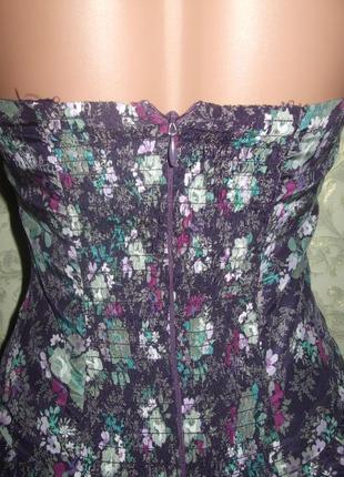 Шикарный сарафан,платье с оборками , шелк+котон7 фото