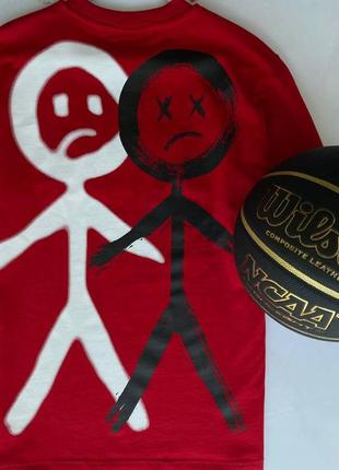 Футболка мужская с принтом красная турция / футболка-поло с надписью червона турречина4 фото