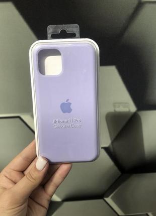 Новий ліловий чохол на iphone 11 pro і захисне скло