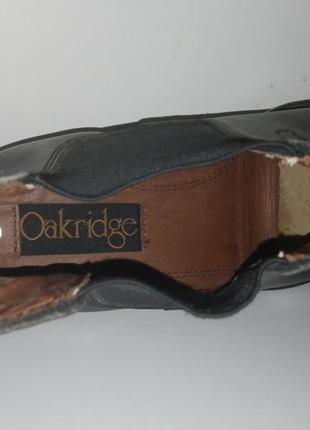 Новые кожаные демисезонные мужские ботинки челси oakridge, р-р 45, 45,54 фото