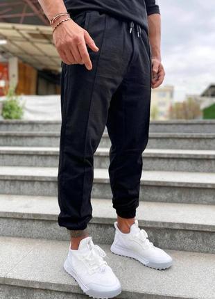 Спортивні штани базові чорні туреччина / спортивні штани штани базові чорні турречина