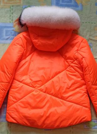 Зимняя куртка с натуральным мехом10 фото