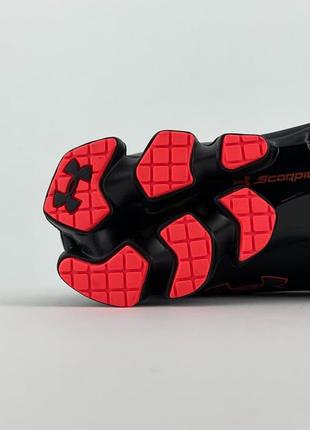 Кроссовки мужские under armour scorpio black orange7 фото