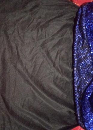 Синьо-фіолетова кофта, майка з паеткамти фірми claudia3 фото