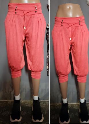 Бриджі капрі султанки літні жіночі молодіжні брюки, джинси для будинку спортивні7 фото